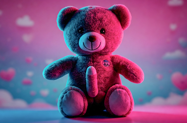 Flirty Fluffers plush bear